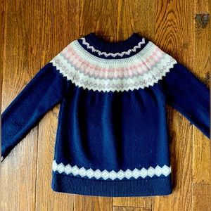 Crewcuts Girls Fair Isle crewneck sweater